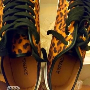 Womens Animal Print Sneakers